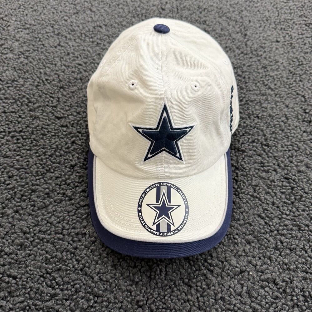 Dallas Cowboys NFL StrapBack Adjustable Hat Cap White Nike Embroidered Logo OSFA